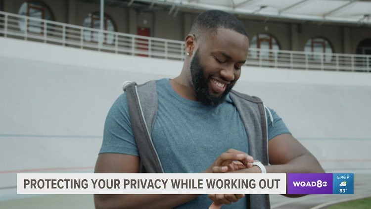 How can you protect your personal information while using workout apps? Here are some tips